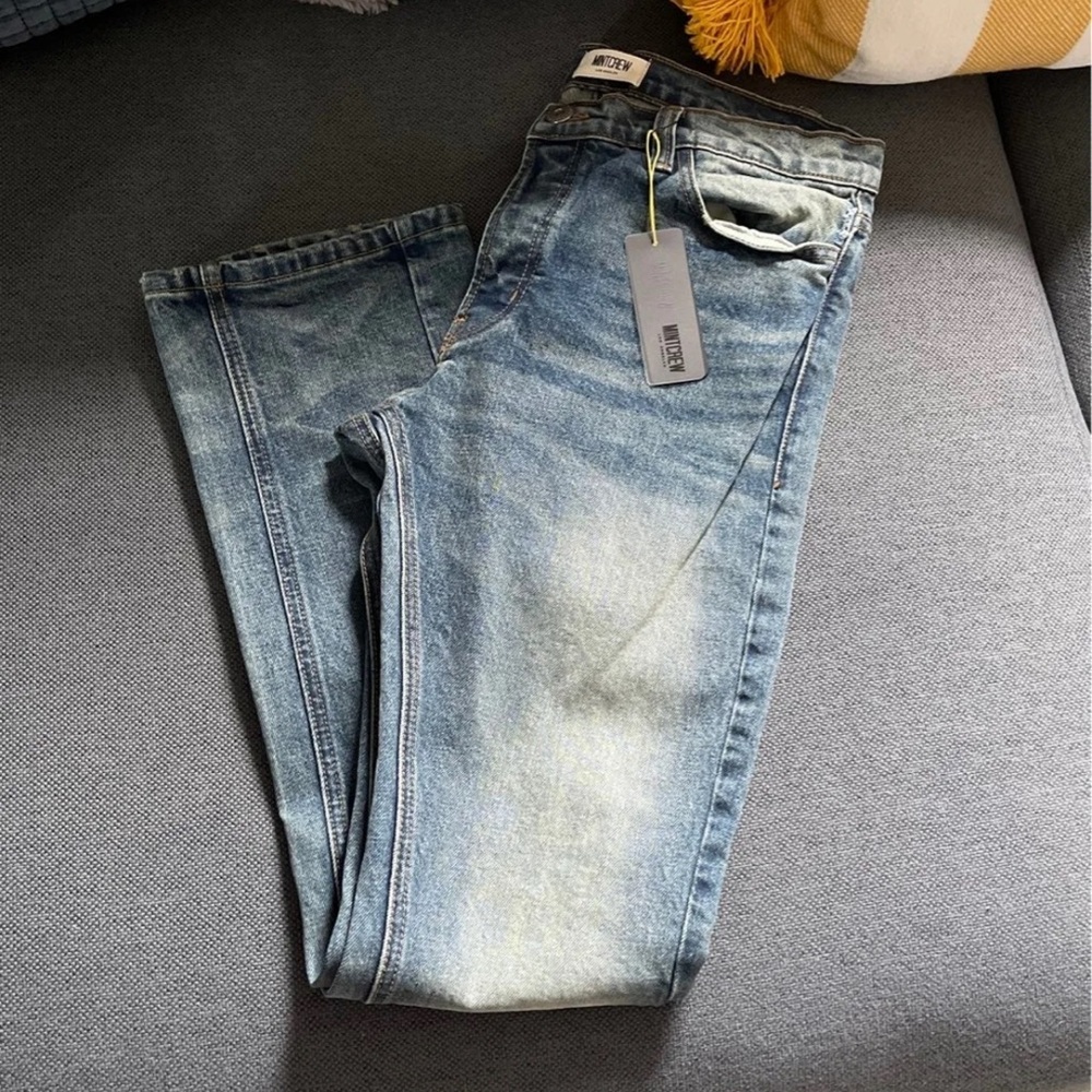 Mint crew Mens flair jeans